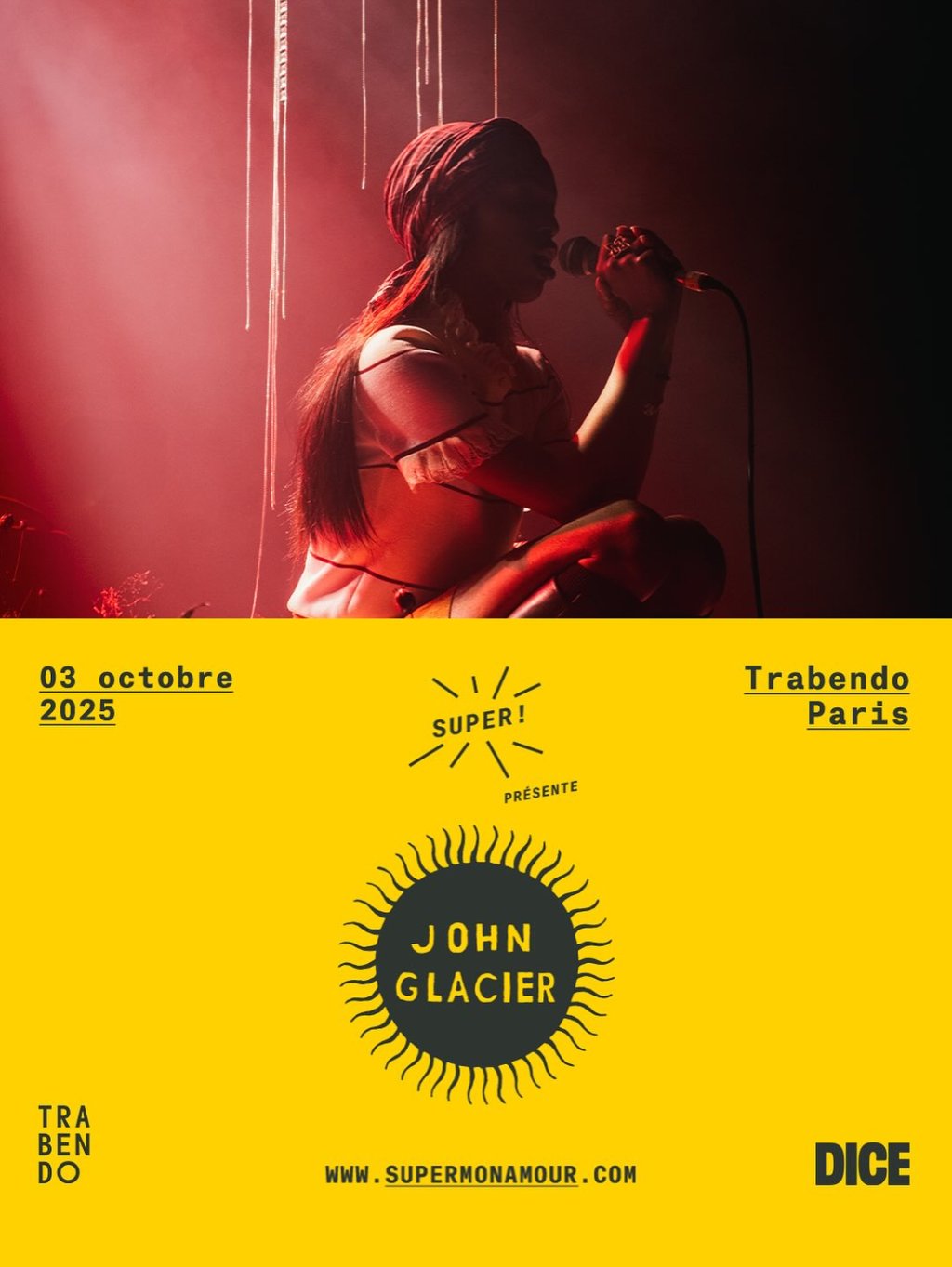 Concert Exceptionnel de John Glacier : Date et&nbsp;Lieu