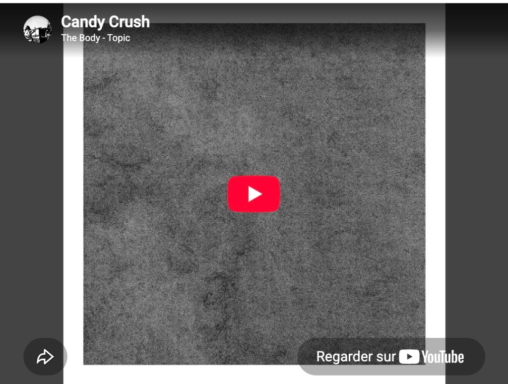 The Body et Cel Genesis annoncent Whole Wide World avec le single « Candy Crush&nbsp;»
