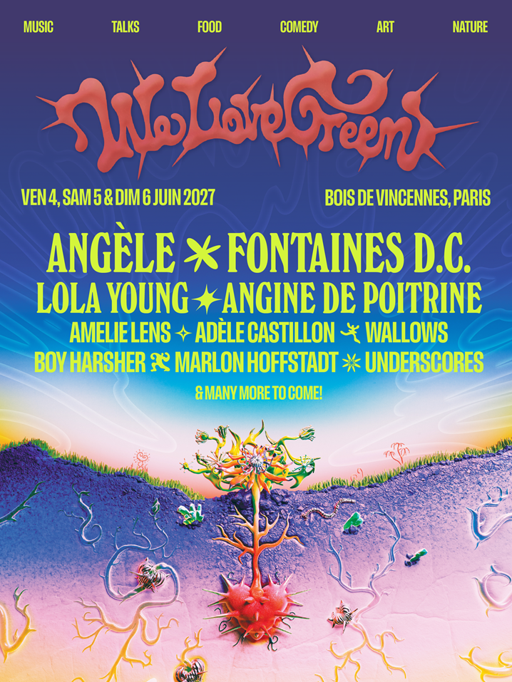 We Love Green 2027 : le festival annonce les premiers noms de sa programmation